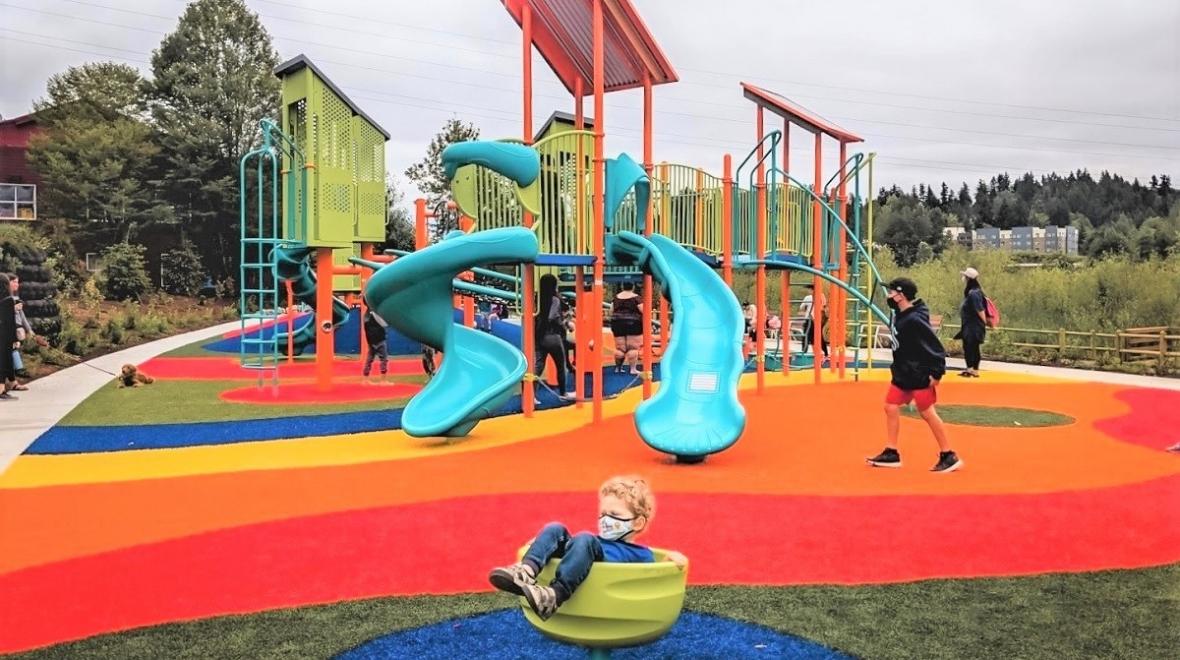 Colorful New Totem Lake Playground Is a Paradise for Seattle-Area